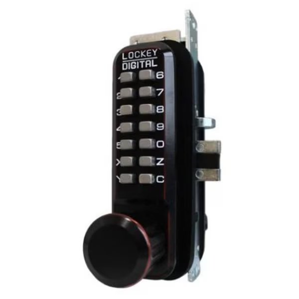 Mechanical Keyless Narrow Stile Passage Knob Lock Double Combination Oil Rubbed Bronze, Lockey, Mfr#: 2930DC-OB